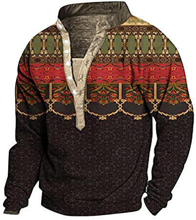 Generisch Poloshirt Herren, Langarmshirt Longsleeve V-Ausschnitt Henley T Shirt Moderner Männer Langarm Herren MTB Shirt Baumwolle Schwarz Hosen Oneal Shirt Winddicht Jersey Shirt (XXL, Black)