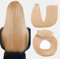 HotLulana Tape in Extensions Echthaar #18 Extensions Echthaar 24zoll/60cm 50g Invisible 100% Natürliche Tape Extensions Echthaar Human Hair 20pcs Echthaar Extensions tape.