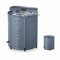 Aufun Regenwassertonne Wassertank, 200L Regentonne Faltbar, mit Abflussventil und Volumen-Skala, einfache Aufbewahrung, rostfrei und witterungsbeständig (Grau)