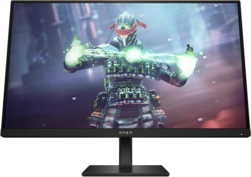 HP Omen 780G9AA 27k Gaming Monitor, 68.6 cm (27) 4K UHD, Flat IPS with Edge-Bed, Height/Tilt Adjustment, HDMI & DisplayPort