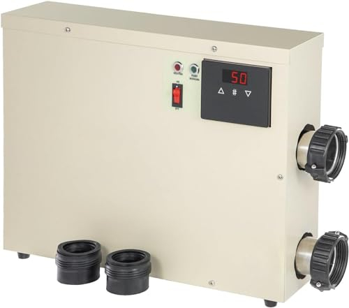 CHUNING Kit de generador de Ducha de baño de Vapor, Calentador de Agua de 5,5 kW para Piscina y termostato de bañera, vaporización y Calentamiento rápidos