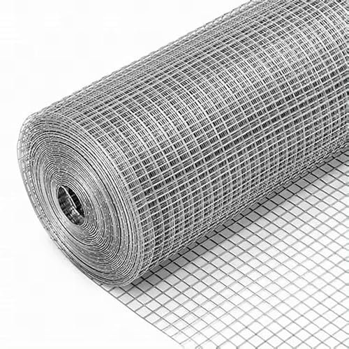 Hot Dipped Galvanized Chicken Wire mesh 1 Square, 15 Meter Roll x 1m Height, 20 gauge, 0.9mm*1 * 1CM*15m
