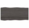 LAPOOH Tablero Mesa Madera tratada Roble Borde Natural Gris 100x50x4cm, Encimera Cocina, Tableros De Madera, Table Salon, Encimera De Madera - 364017