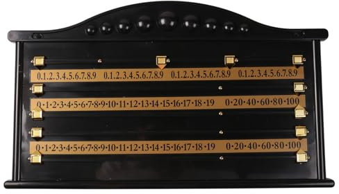 Yurhuit Billard Scoreboard Snooker Score Recorder Billard Club Spiel Recording Board Berechnungs Zahl Billard ZubehöR