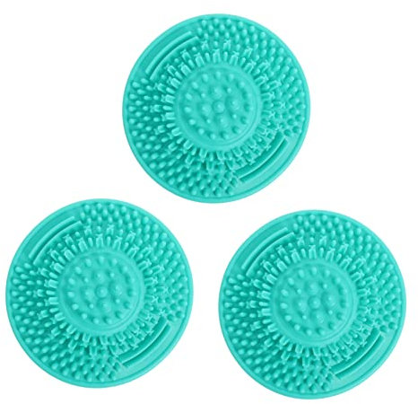 Ipetboom Silicone Makeup Brush Cleaning Mat 3PCS Beauty Brush Scrubber Cup Non-Slip Design Easy to Clean
