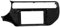 Telaio fascia radio Per Kia Per Rio 2015 2016 2017 2 Din Car CD DVD 9 Pollici Telaio Pannello Radio Lettore Audio Dash Trim Kit Facia