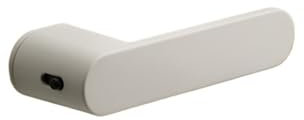 HAPRSLIKG Serratura magnetica for porta interna semplice camera da letto porta in legno serratura bianca serratura silenziosa for porta grigia con chiave
