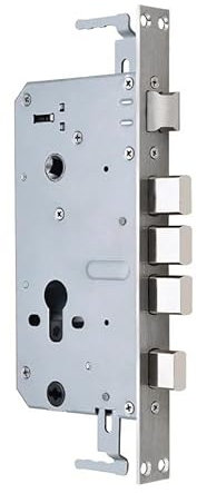 Zimmertürschloss, Schlosskasten Metall-Edelstahl-Elektronikschloss 240X24MM Vierkantbolzen und Zylinderbolzen(24X240mm)