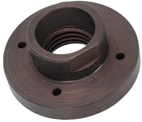 Jiawu 3-Zoll-Planscheibe aus Stahl für Drechselbänke, Planscheibe aus Stahl Zum Drechseln von Drechselbänken, Spindeladapter für Drehmaschinen, 33 Mm Lochdurchmesser, Kupferbraun