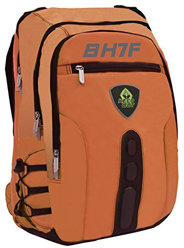 Keep Out Gaming Gardez Le Jeu BK7FO Backpack pour 15,6 , Orange Gaming, Sac à Dos Mixte, Para portáil Hasta 15.6