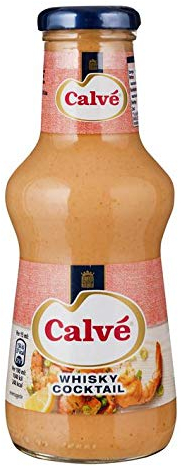 Calvé Sauce Sauce Whisky Cocktail bouteille originale hollandaise Calve 320G