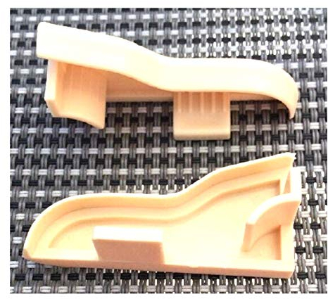 Unbekannt Endkappen zu Sockelleiste 22 mm x 40 mm Farbe: Ahorn