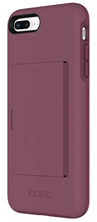 Incipio IPH-1503-PLM Schutzhülle für Apple iPhone 7 Plus / 8 Plus, mit Silikonkern, Pflaume