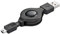 SM-PC® 0,8m USB 2.0 Kabel A-B mini - Aufroll-Kabel Datenkabel Ladekabel #325