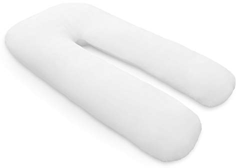 My Little World 9ft U-Shape Maternity Body Pillow – Full Body Support for Pregnancy, Nursing, Back and Hip Relief