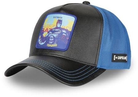 Capslab Batman DC Schwarz Blau Trucker Cap - One-Size