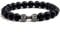ZXDDD Schwarz Matt Stein Hantel Armband StylishJewelry Perlen Armband Geschenk für Männer Jungen,Stil 2