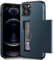 ACOCOBUY Coque pour iPhone 12 Pro Max - Étui Portefeuille Antichoc avec Porte-Cartes - Protection à Double Couche Armor Housse 6,7 Bleu Marine