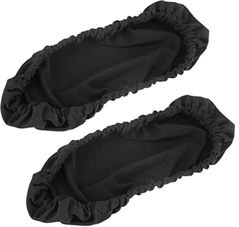 Jeffergarden Armchair Pad Covers Over, 2 Stück Armlehnenbezüge für Stühle, Armlehnenabdeckung Bürostuhl Schonbezüge Abdeckungen Pads für Ellbogen und Unterarme Druckentlastung (schwarz)