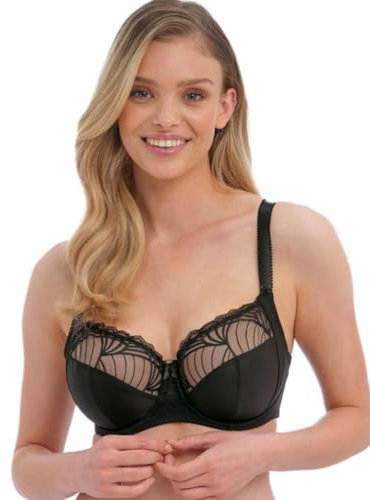 Fantasie Adelle Side Support Bra Black Black 40FF