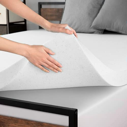 REAL CONFORT Plancha de Viscoelástica | Topper para Colchón Nucleo Viscoelastico | Fabricacion Española | 80 x 180cm | Grosor 2CM |Sobrecolchón Transpirable | SIN Funda