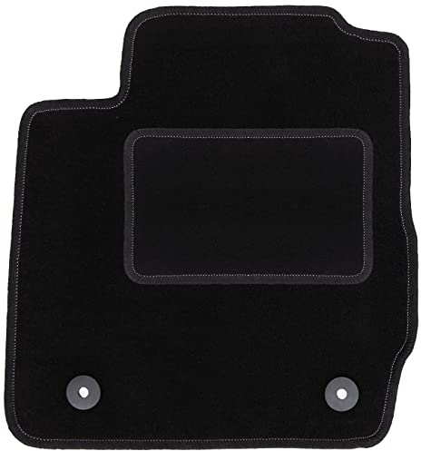 Wielganizator Automatte – Passend für Ford Fiesta MK7 Schrägheck 2011-2017 – Velours – Autozubehör - Auto Fußmatten – Fußmatte Auto – 1-teilig - schwarz