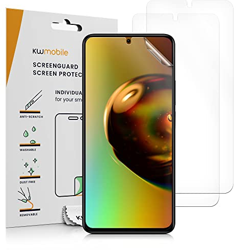 kwmobile 3X Lámina Protectora Mate y ANTIREFLECTANTE con Efecto antihuellas Compatible con Xiaomi Redmi Note 11 / Note 11S