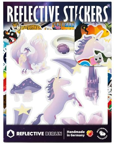 Reflective Berlin Unisex – Erwachsene K.I.D. Reflexaufkleber, Fairytale, Einheitsgröße
