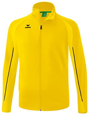 Erima Unisex Erwachsene Liga Star Polyester Trainingsjacke (1032325), gelb/schwarz, M