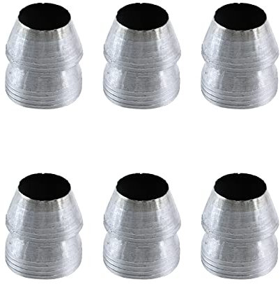 Curqia Concial Handle Wedges Safety Round Splitting Wedges Axe Head Wedge (6 Pcs, 16mm/0.63 Inch)