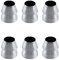 Curqia Concial Handle Wedges Safety Round Splitting Wedges Axe Head Wedge (6 Pcs, 16mm/0.63 Inch)