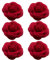 iSpchen Damen Brosche,6 Stück elegante Vintage Kamelien Blumen Broschen Ansteckblume Haarspangen Blumen Corsage Pins Haarschmuck Kleidung Dekorative Anstecknadel für Kleider,Hüte Anstecker Kragen