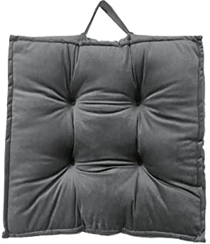GC GAVENO CAVAILIA Sitzpolster für Esszimmerstühle 45 x 45 cm | 1 Stück Outdoor Sitzkissen für Bürostuhl & Wohnzimmer | Kissenauflagen für Gartenstuhlkissen | Terrassenkissen Pads | Anthrazit