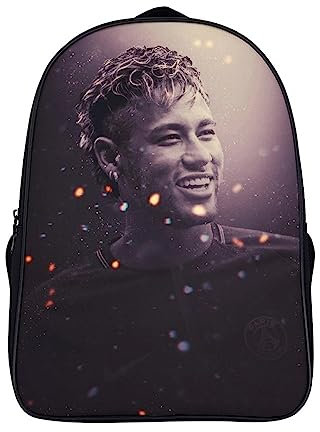 Neymar Kids Schulranzen Football Superstar Rucksac Mädchen Jungen Kinder Schulrucksack Grundschule Grosse Kapazität Schultaschen Jugendliche Lässiger Tagesrucksack 16inch