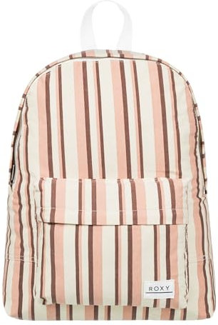 Roxy Damen 16 l Sugar Baby Canvas Kleiner Rucksack, Root Beer Silk Caye Stripe, Einheitsgröße