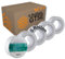 GOCABLETIES Doppelseitiges Klebeband Transparent - 5 Rollen - 50 mm x 33 m, Starkes Klebeband für Basteln, Dekorieren und Teppiche