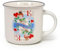 Legami - Tazza Cuppuccino in Porcellana New Bone China, Tazza da Colazione, Mug Caffè Thé Lavabile in Lavastoviglie, Tema King, Diametro 10 cm, Capacità 350 ml