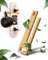 CRID Skateboard Wandhalterung aus Bambus - Universal Halterung für Skateboard, Longboard, Snowboard, Wakeboard, Balance-Board, Wakeskate - Inklusive Montagekit - Deutsche Marke - Für jedes Brett