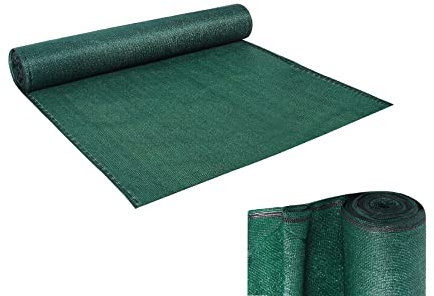 Rete Ombreggiante Varie Misure Frangivista Telo Privacy Frangivento Verde Recinzione Frangisole Copertura Esterno Ombra Terrazzi Giardini - Verde - 1x5 MT