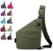 Diebstahlsichere Reisetasche Brusttasche Damen，Anti Theft Travel Bag Diebstahlsichere Tasche Herren，Diebstahlsichere Umhängetasche Bodybag Damen，Anti Diebstahl Tasche Damen (Grün)