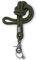 Dinalu, Schlüssel-Band, Schlüssel-Kette mit Karabiner mit schwarzem Metall, Universalkette für Schlüsselbund, Schlüssel-Anhänger-lang, Neck Lanyard jungle green
