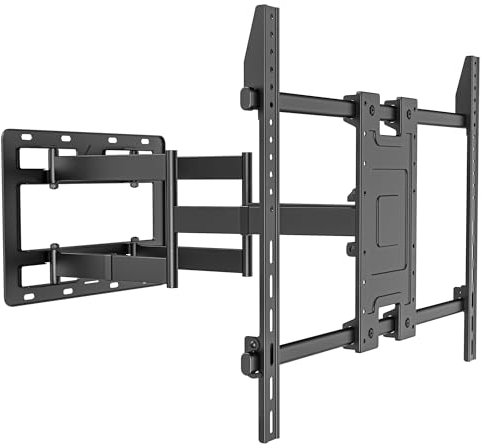 Techly 369397 Supporto a Muro per TV LED LCD 55-100 Full-Motion Nero