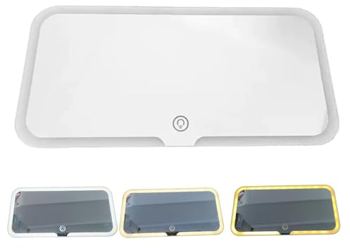 Auto Schminkspiegel Led | Kosmetikspiegel Auto Sonnenblende | Schminkspiegel Mit Licht Für Auto | Sonnenblende Spiegel | Auto Kosmetikspiegel | Car Sun Visor Mirror 24x1,2x12cm