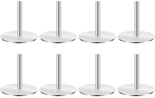 8 PCS Stainless Steel Cake Heating Core, 2 Inch Reusable Heating Rods for Cake Baking Supplies, Baking Tools Accessories for Professional Baker, Home Enthusiast, Ensure Cake Centers Baking Effect