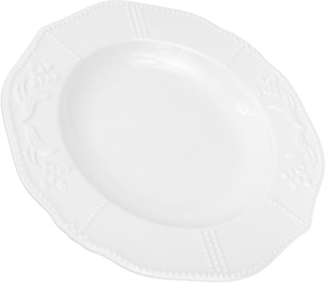 Alipis Plato De Relieve Para Ensaladas y Postres Elegante Vajilla Para Comidas Caseras y Ocasiones Especiales