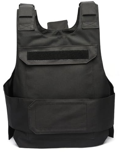 QmjdDymx Tactical Vest,Plate Carrier Vest Waterproof & Wear-Resistant Tactical Vest With Hollow Grooves Quick Release Tactical Vest Costume With Hidden Pocket for Outdoor Training,Plate Carrier Vest