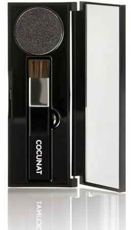 COCUNAT - Instant ROOT - Poudre Capillaire Couvre Cheveux Blancs et Racines - Effet Fraîchement Teinté en Quelques Secondes - Formule en Poudre Minérale - Black