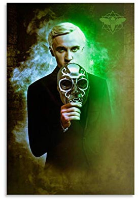 Tom Felton Draco Malfoy Leinwand-Kunst-Poster und Wandkunst, Bilddruck, modernes Familienschlafzimmer-Dekor-Poster, 40 x 60 cm