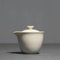 Teekannen und Kaffeegeschirr Reise-Teeset Cha Craft Japanisches Sopera-Teedeckel-Set Teeterrine 180 Ml Retro-Gras Und Holz Graue Keramik Teeservice