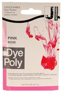 Jaquard IDYE - Tinte para telas sintéticas y ropa, color rosa